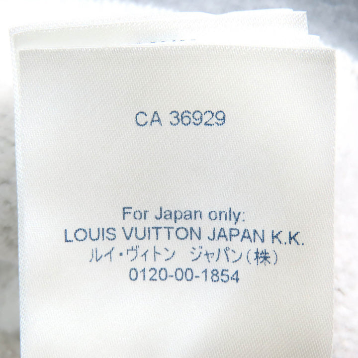Great LOUIS VUITTON Parker Neon Working Man Logo pullover hoodie gray cotton Men S