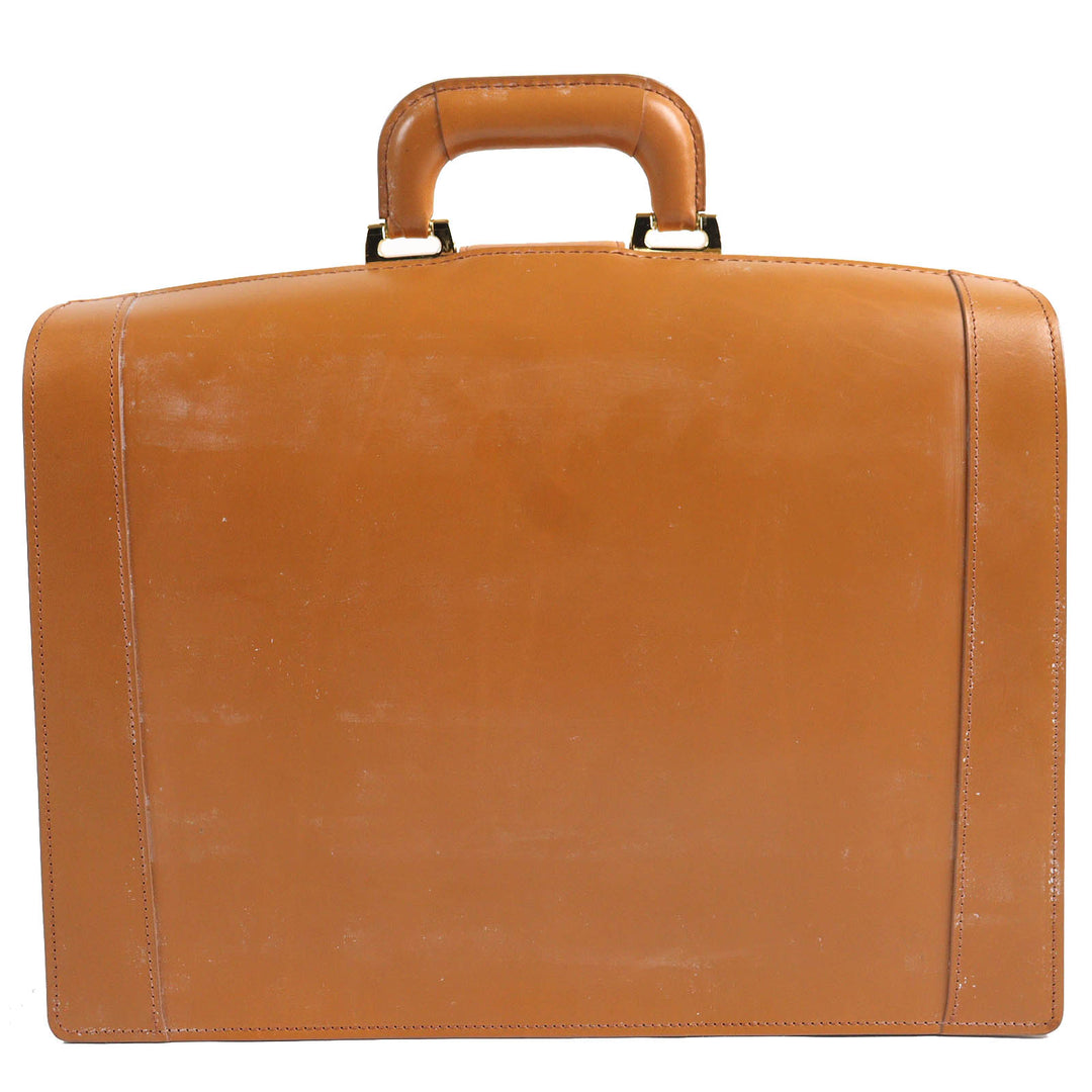 Excellent CIMABUE Business bag Alexander Dulles Bag Camel leather mens