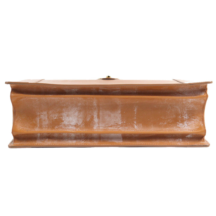 CIMABUE Business bag Alexander Dulles Bag Bridle leather Camel leather mens