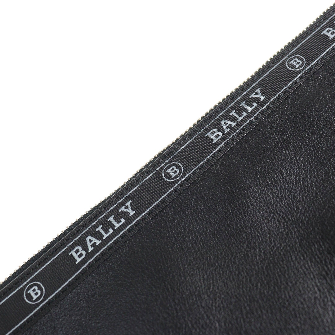Excellent BALLY Clutch bag HARTLAND Bally leather business bag with wristlet