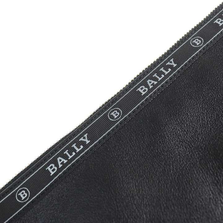 Excellent BALLY Clutch bag HARTLAND Bally leather business bag with wristlet
