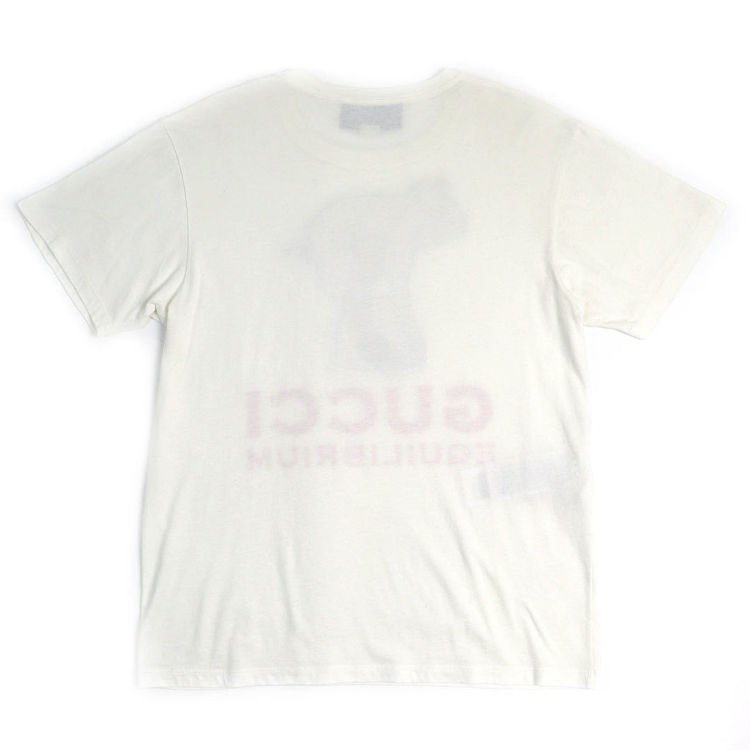 Great GUCCI Short sleeve T-shirt EQUILIBRIUM Pig Embroidery Crewneck mens XXS 615044