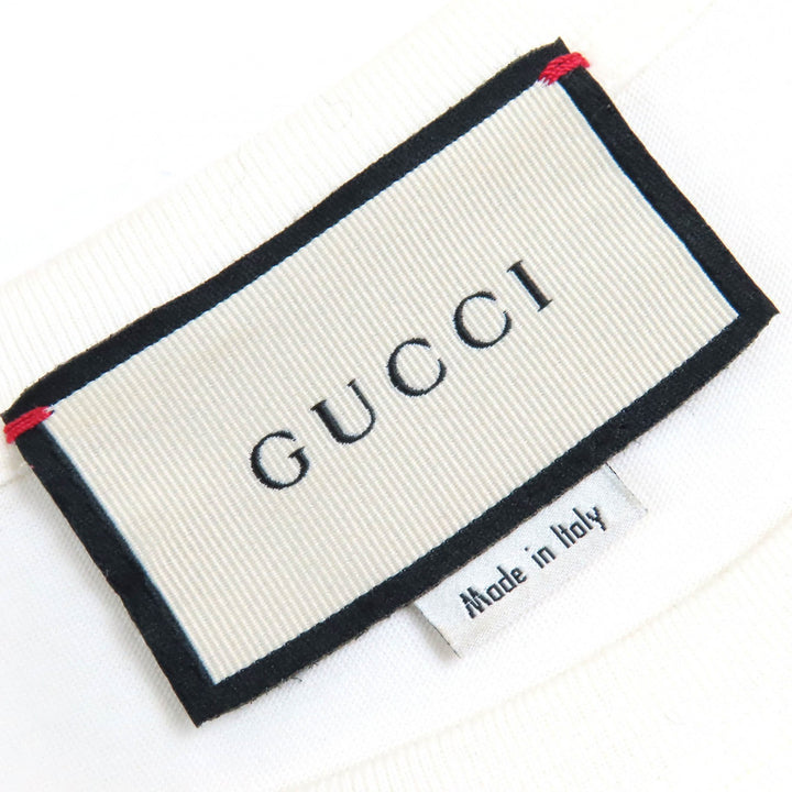 Great GUCCI Short sleeve T-shirt EQUILIBRIUM Pig Embroidery Crewneck mens XXS 615044