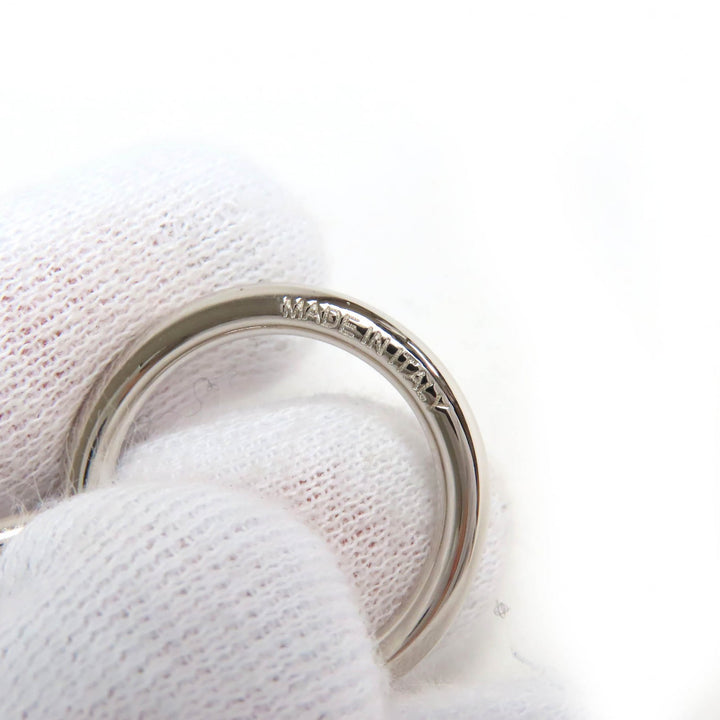Great HERMES Scarf ring Horsebit Silver Women