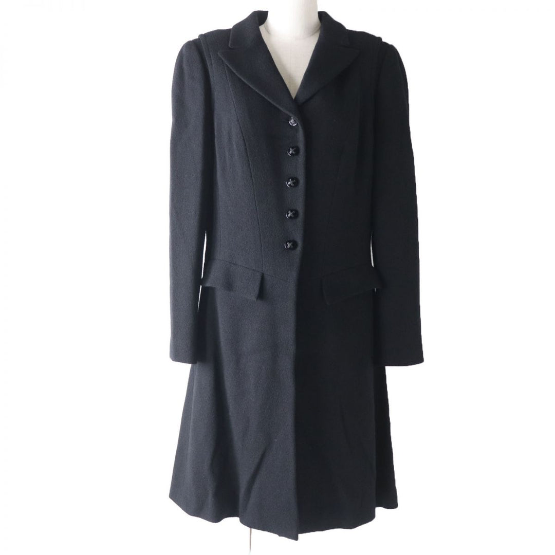 Discounted Excellent CHANEL coat black Women