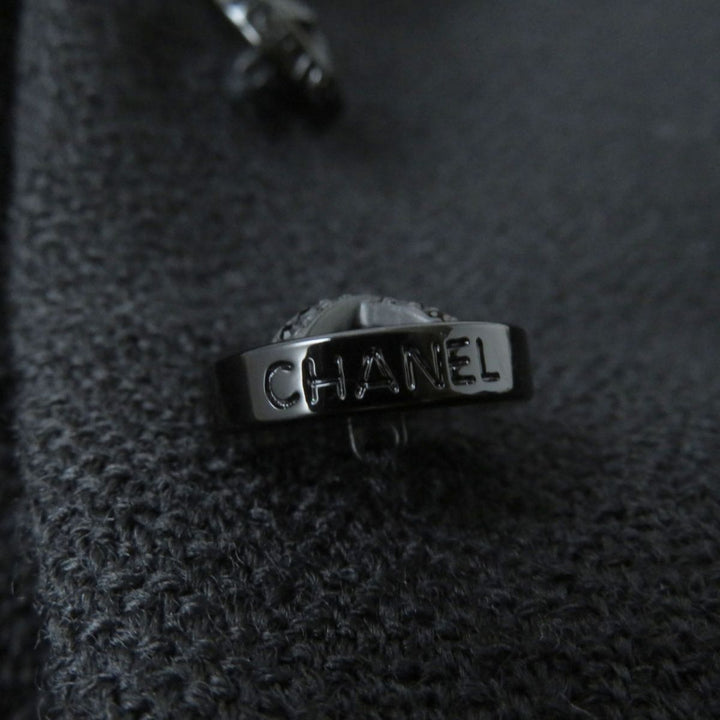 Discounted Excellent CHANEL coat black Women
