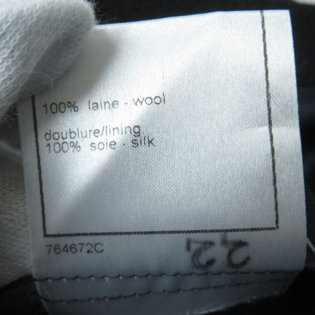 Discounted Excellent CHANEL coat black Women