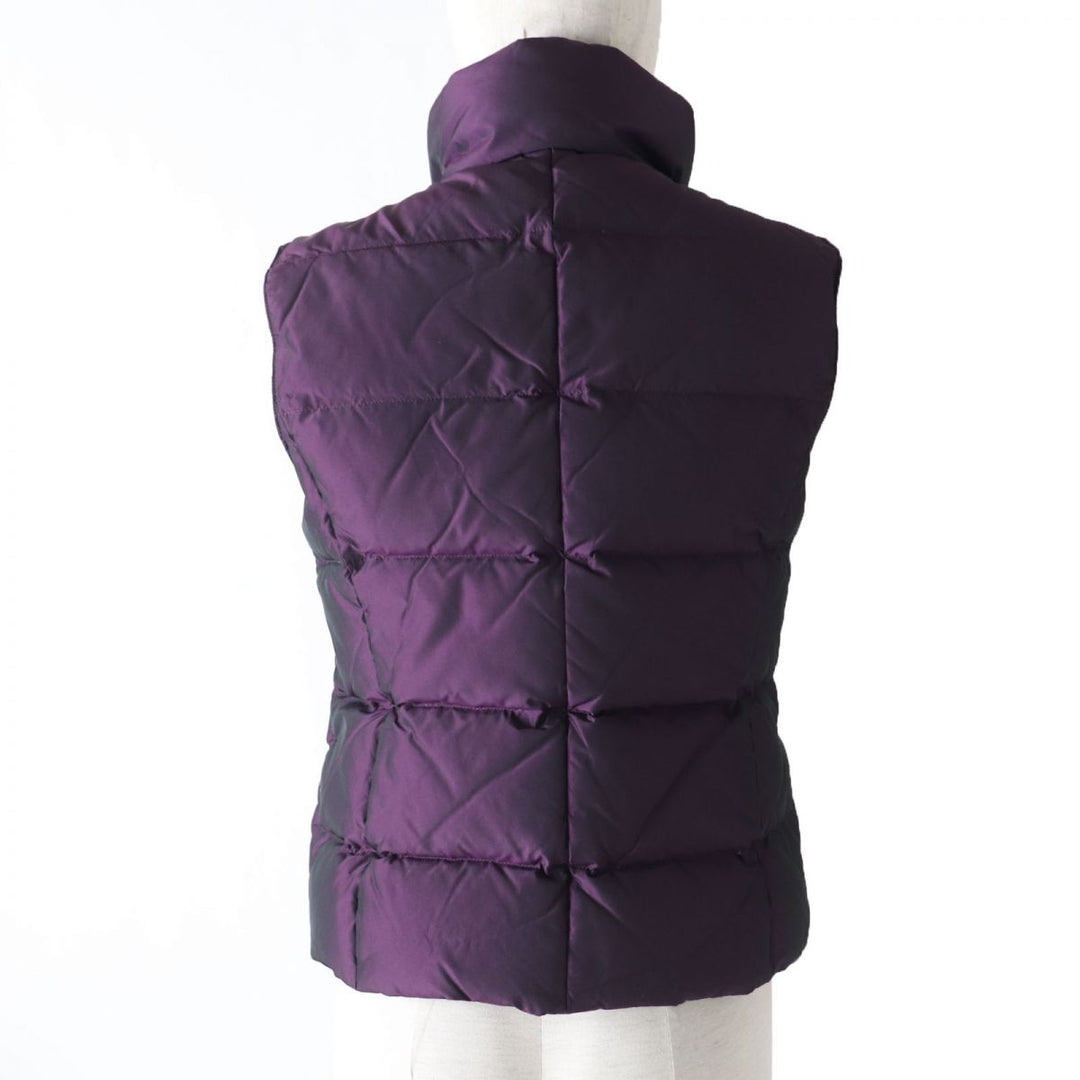 Discounted Great BURBERRY Down vest Purple polyester Women 36