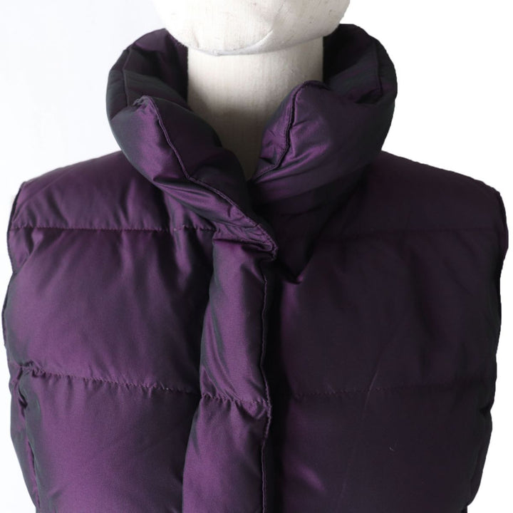 Discounted Great BURBERRY Down vest Purple polyester Women 36