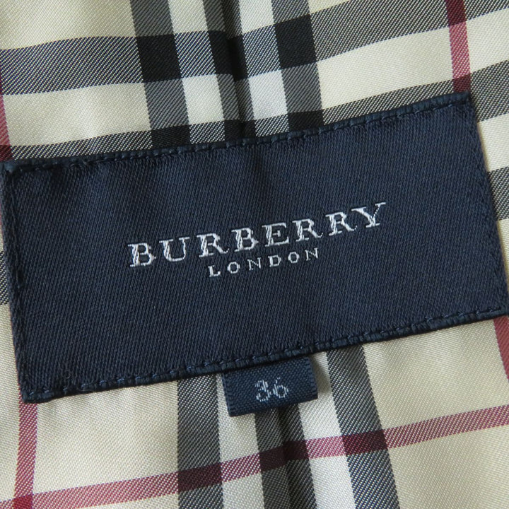 Discounted Great BURBERRY Down vest Purple polyester Women 36