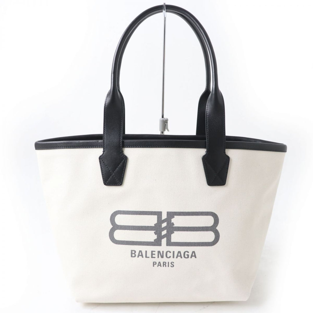 Discounted Excellent BALENCIAGA Tote Bag Ivoryx black Women