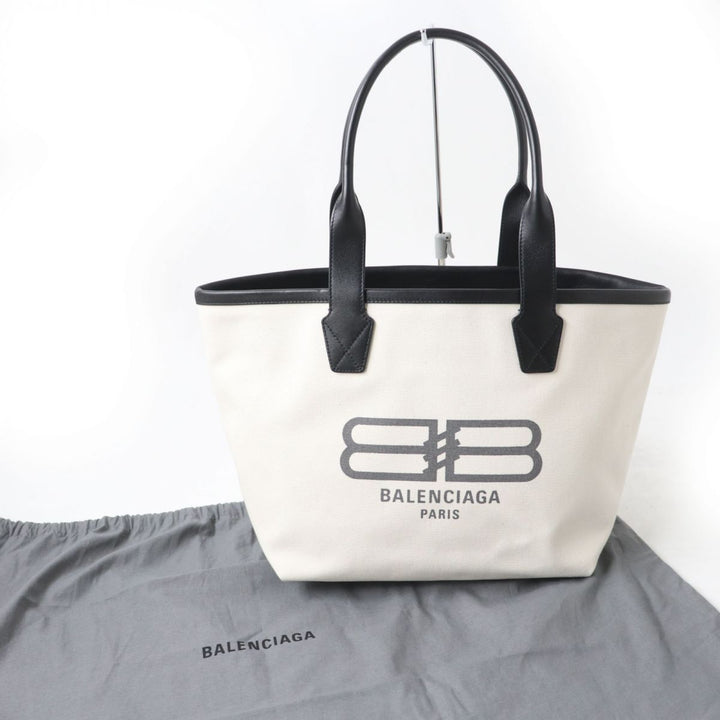 Discounted Excellent BALENCIAGA Tote Bag Ivoryx black Women