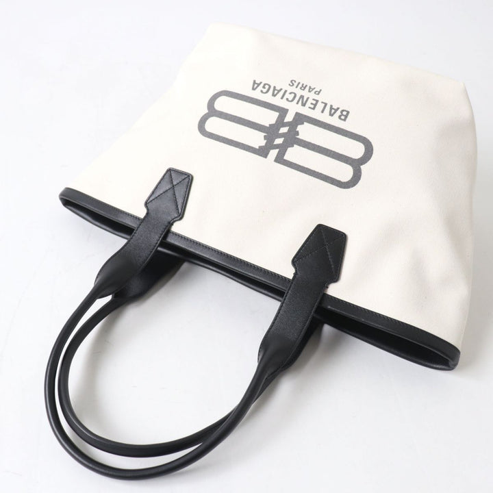 Discounted Excellent BALENCIAGA Tote Bag Ivoryx black Women