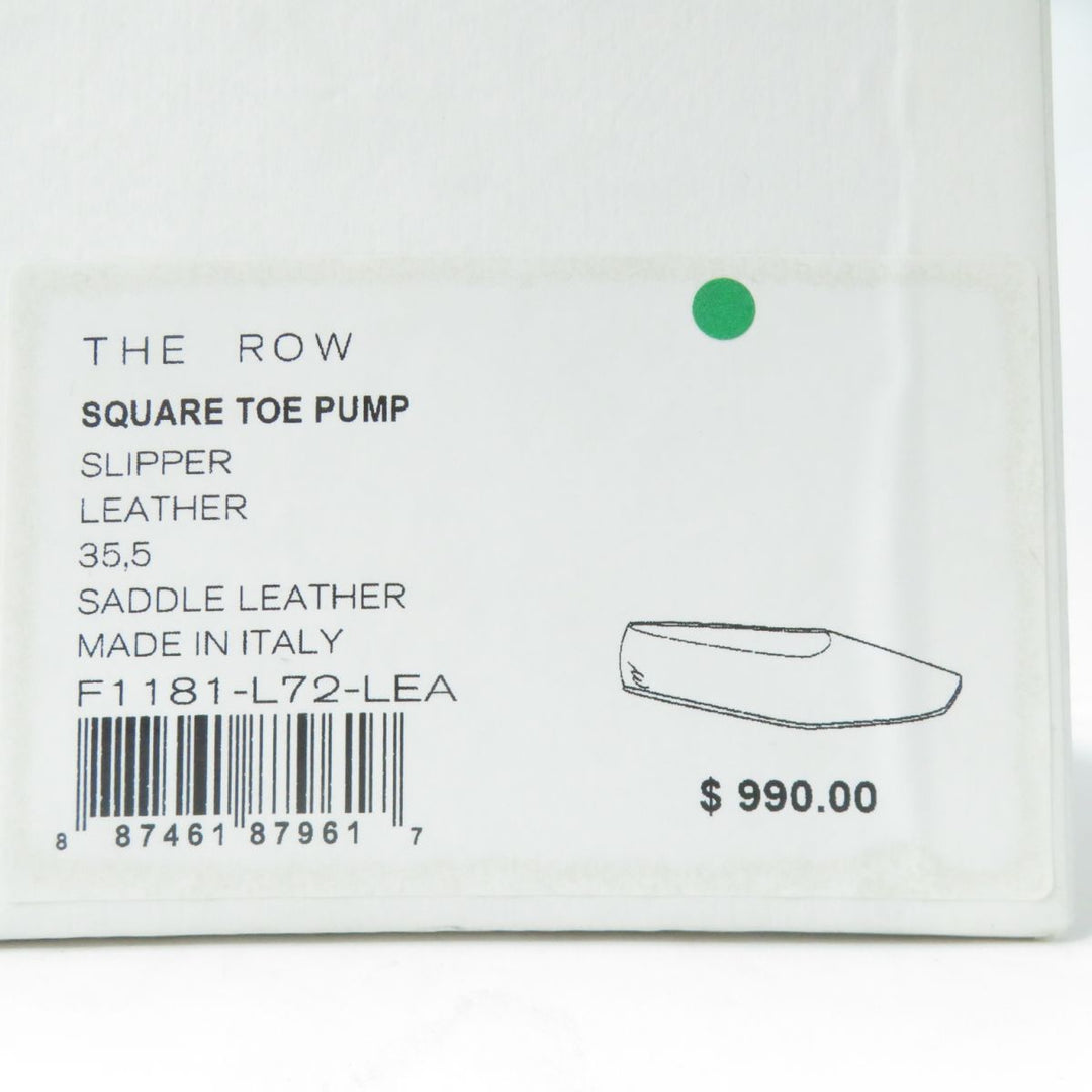 THE ROW pumps Brown leather Women 35.5