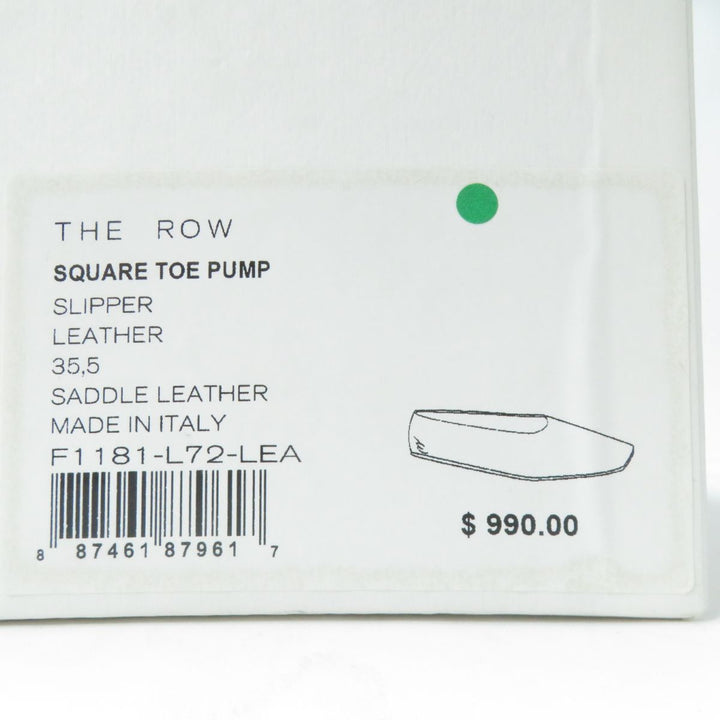 THE ROW pumps Brown leather Women 35.5