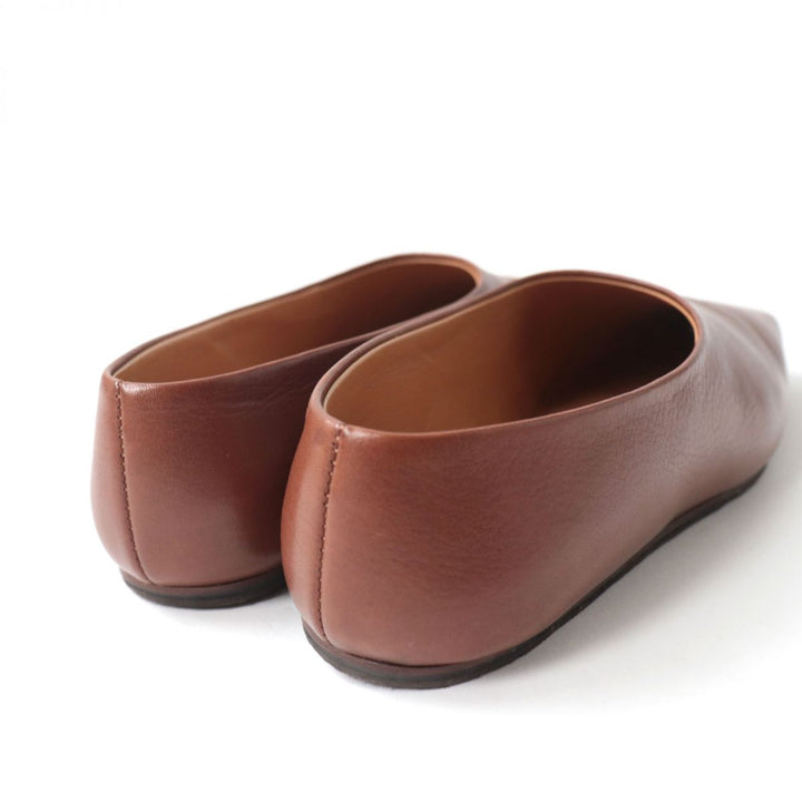 THE ROW pumps Brown leather Women 35.5