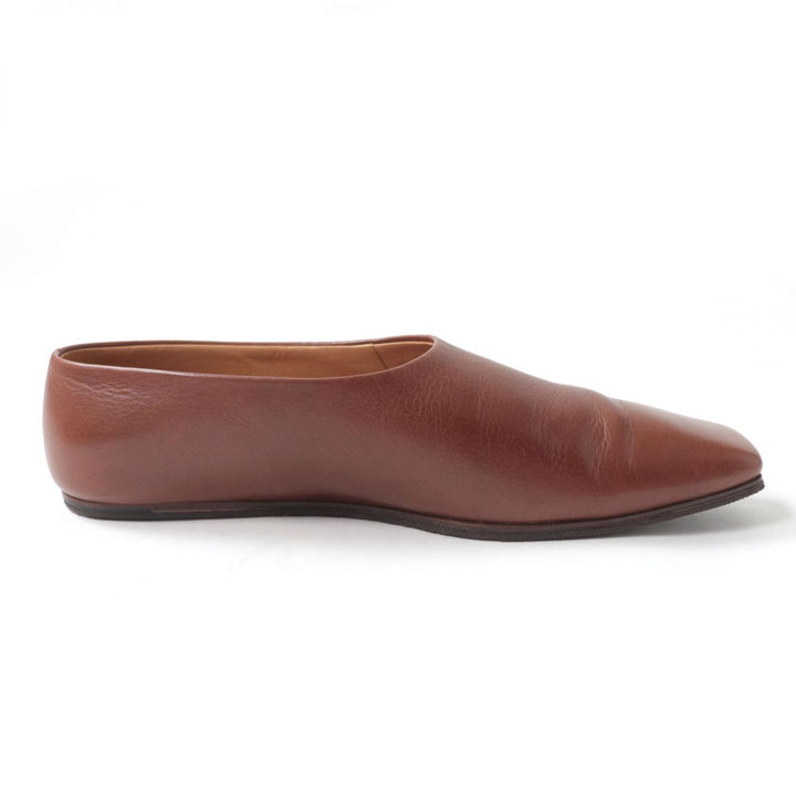 THE ROW pumps Brown leather Women 35.5