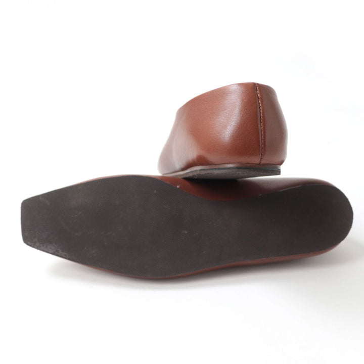 THE ROW pumps Brown leather Women 35.5