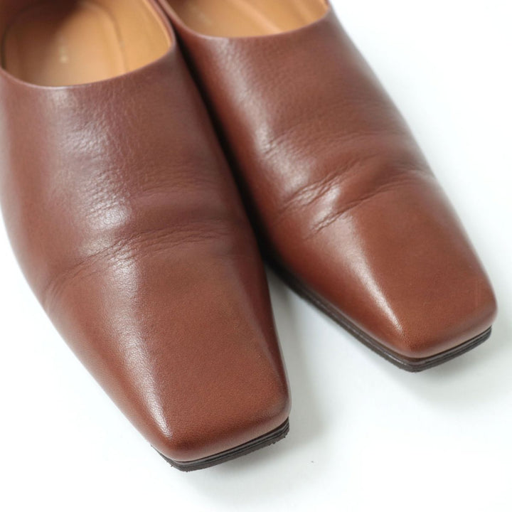 THE ROW pumps Brown leather Women 35.5
