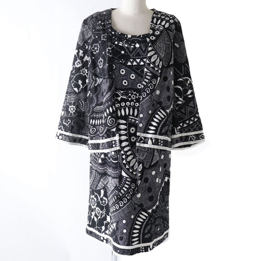 Discounted LEONARD ensemble Black x white cotton Women 40