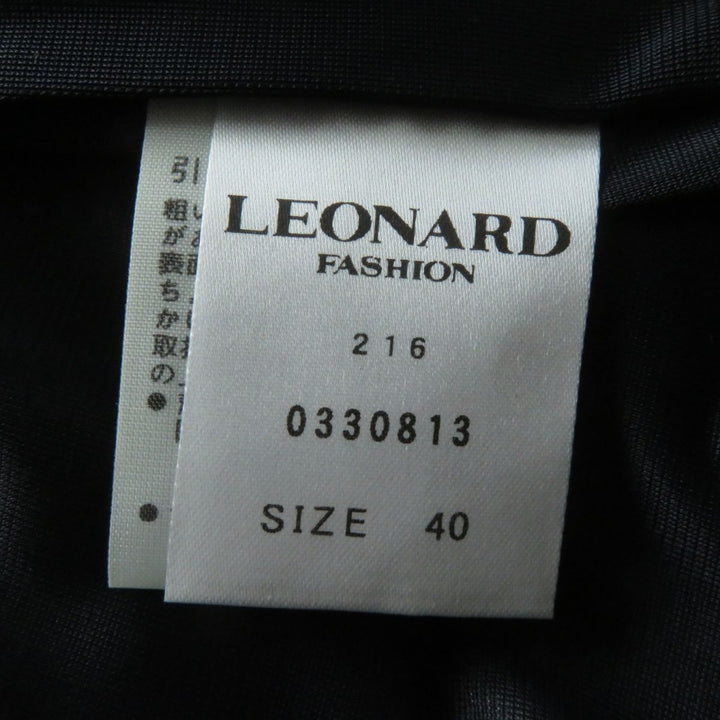 Discounted Excellent LEONARD ensemble black cotton Women 40