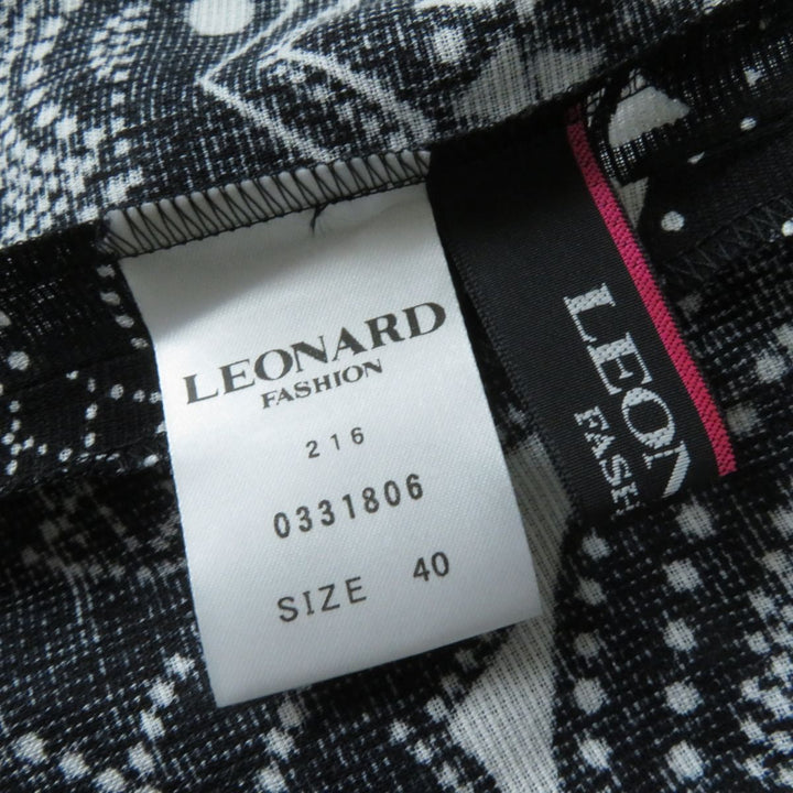 Discounted Excellent LEONARD ensemble black cotton Women 40