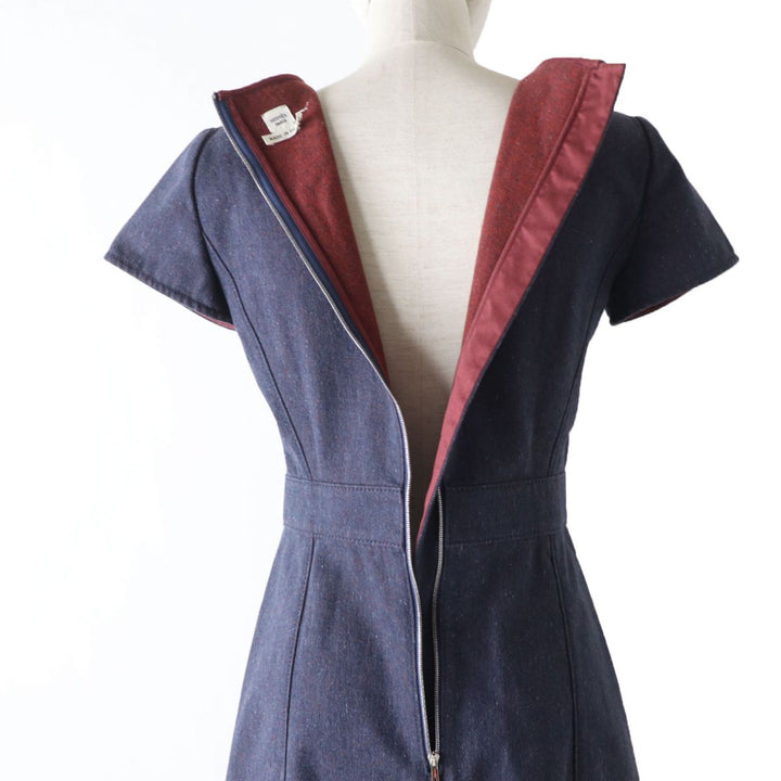 Discounted Excellent HERMES one piece Purple cotton Women 34