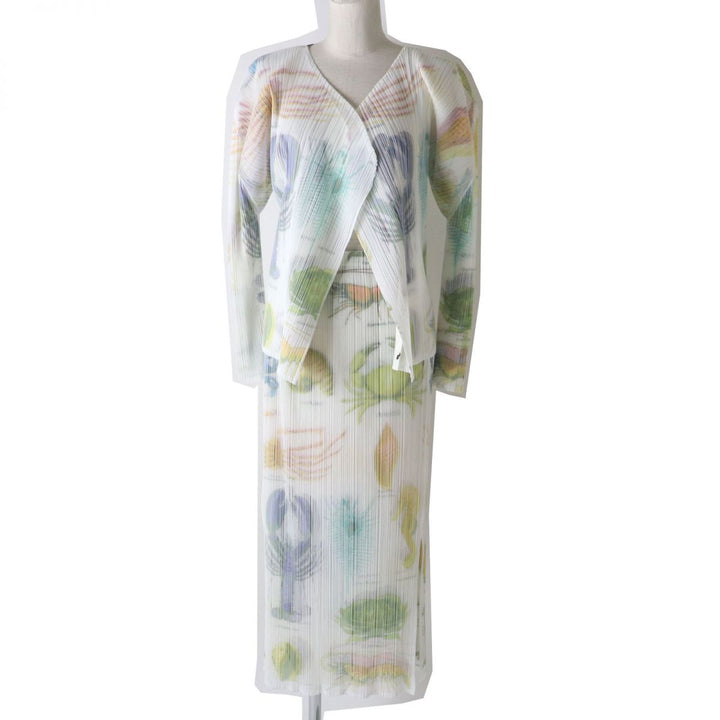 Discounted Excellent ISSEY MIYAKE cardigan multicolor polyester Women