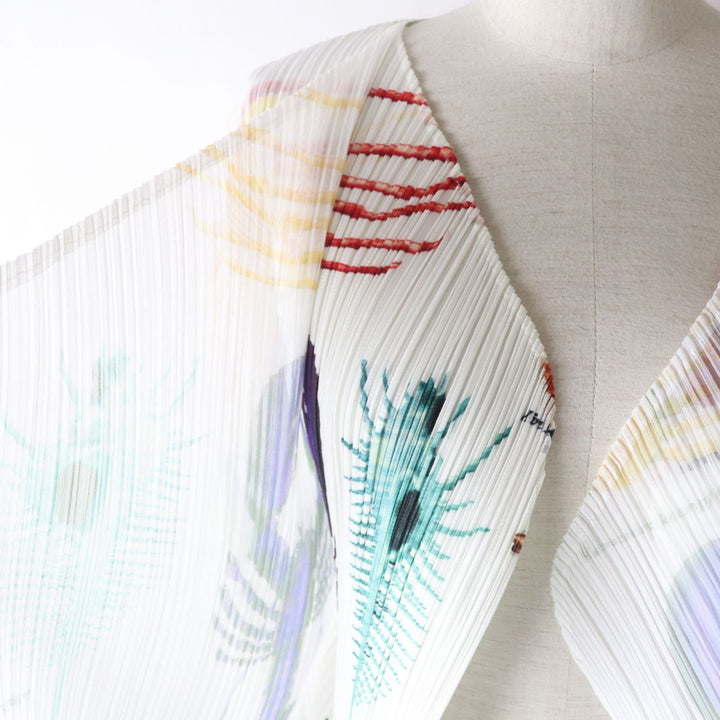 Discounted Excellent ISSEY MIYAKE cardigan multicolor polyester Women