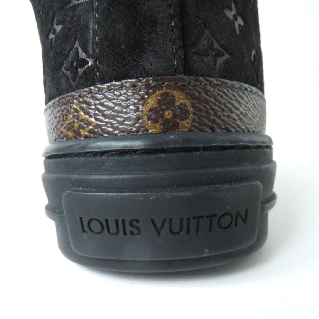 Discounted Excellent LOUIS VUITTON boots black Mouton Women 35