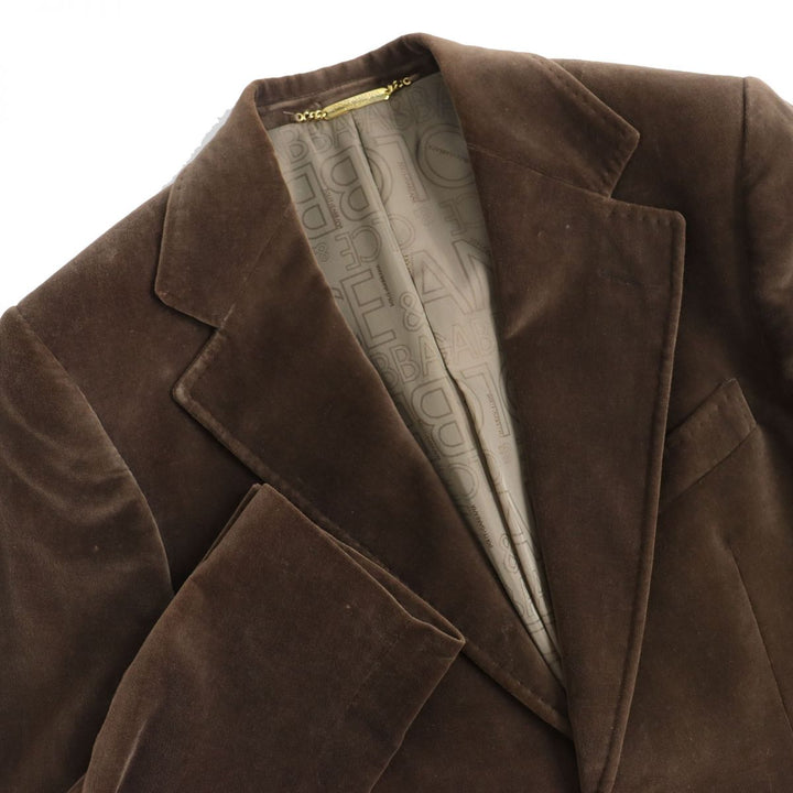 Discounted Very Good DOLCE&GABBANA tailored jacket Dark brown cotton mens 44