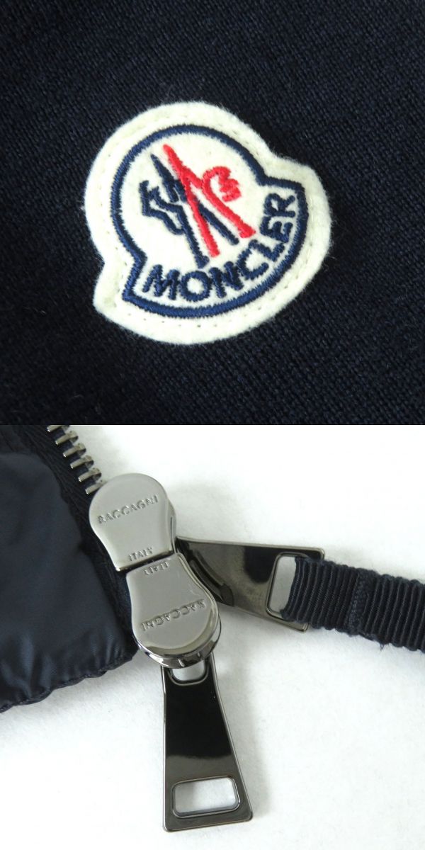Discounted MONCLER Down jacket Navy Nylon Women XS