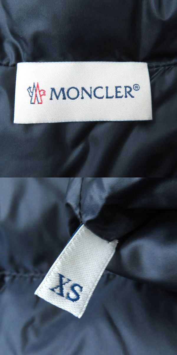 Discounted MONCLER Down jacket Navy Nylon Women XS