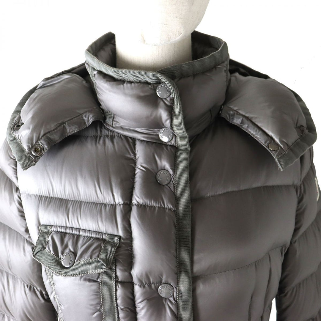Discounted Great MONCLER down coat gray Nylon Women 0