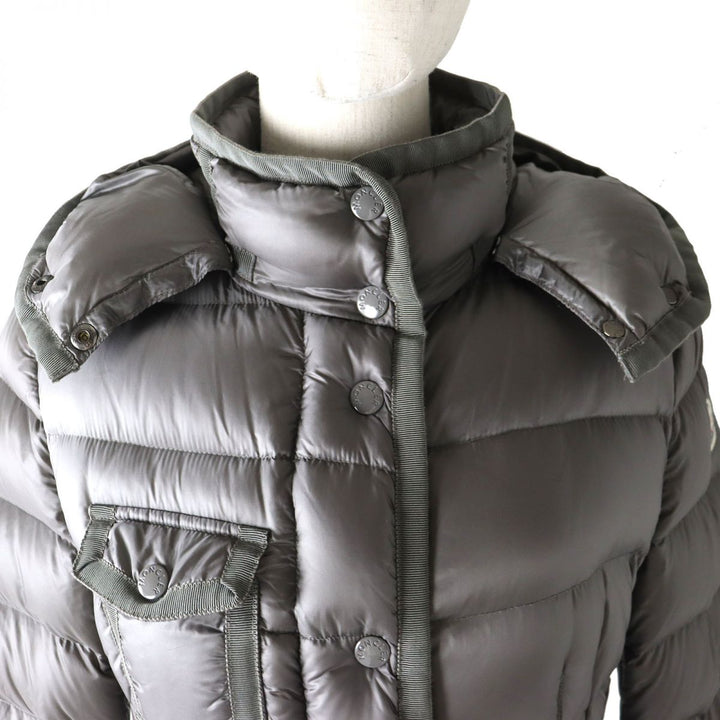 Discounted Great MONCLER down coat gray Nylon Women 0