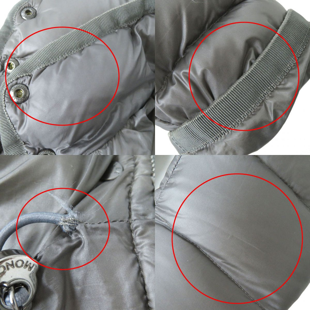 Discounted Great MONCLER down coat gray Nylon Women 0