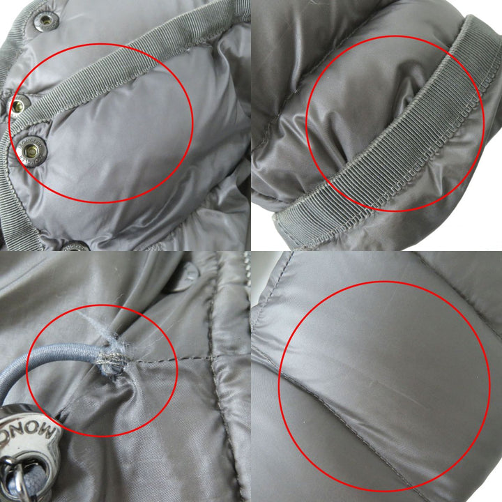 Discounted Great MONCLER down coat gray Nylon Women 0
