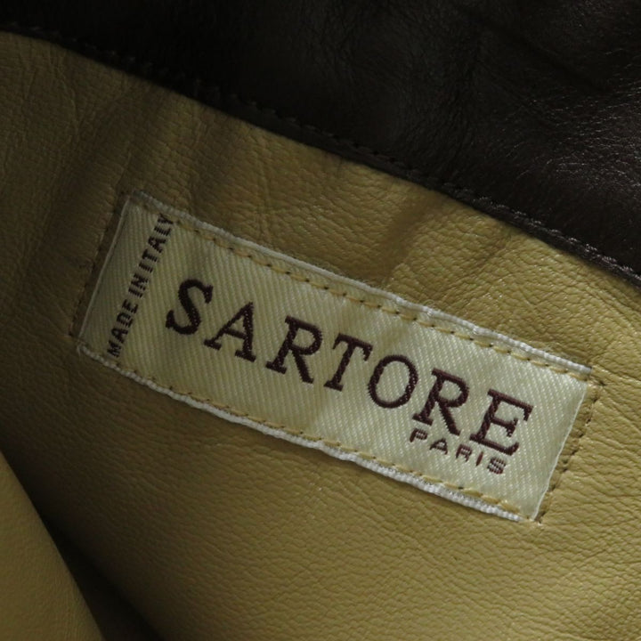 SARTORE ブーツ ブラウンレザー レディース 36.5
