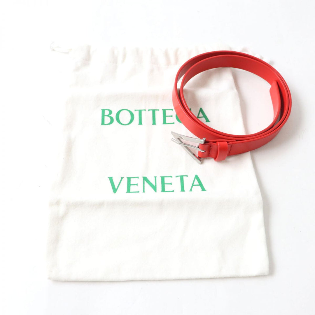 Discounted BOTTEGAVENETA belt Red leather Women 80/32