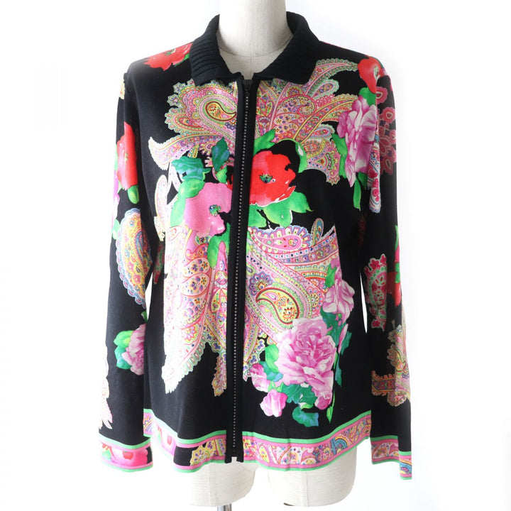 Discounted LEONARD FASHION cardigan Black x multicolor silk Women