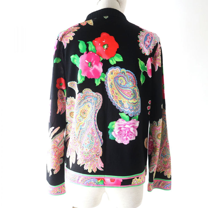 Discounted LEONARD FASHION cardigan Black x multicolor silk Women