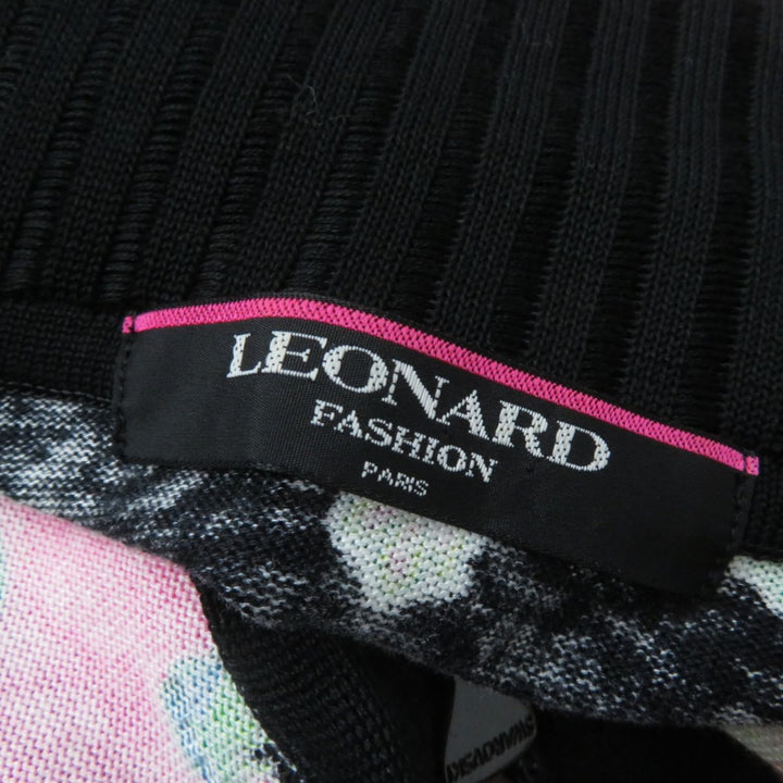 Discounted LEONARD FASHION cardigan Black x multicolor silk Women