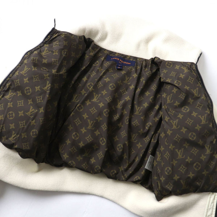 Discounted Excellent LOUIS VUITTON Blouson Ivory cotton Women 34