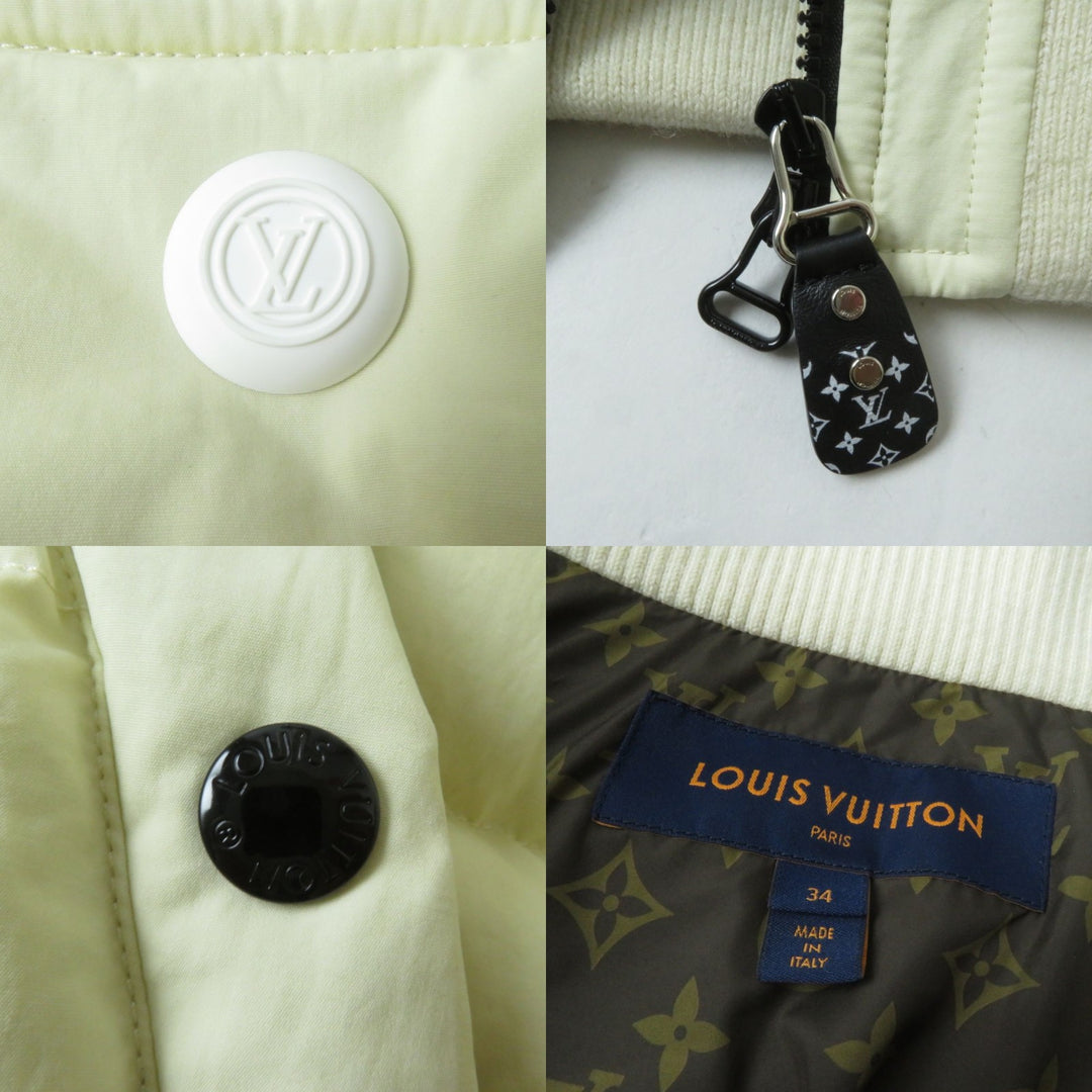 Discounted Excellent LOUIS VUITTON Blouson Ivory cotton Women 34