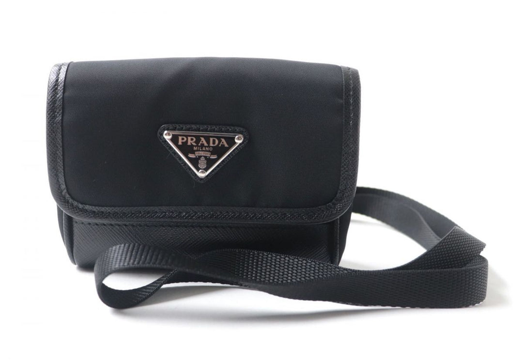 PRADA Pouch black Nylon Women