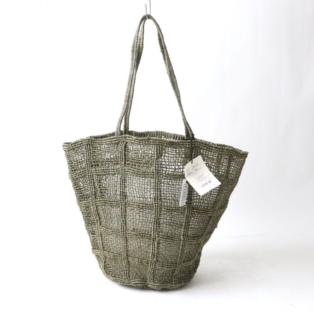 Discounted Name. Tote Bag khaki leather Women F