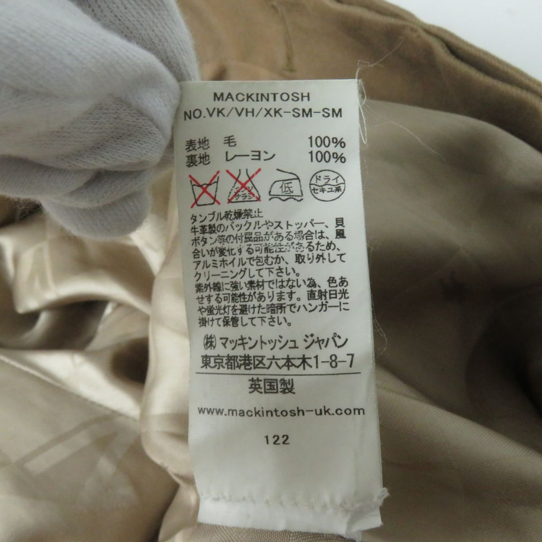 Discounted Excellent Mackintosh coat beige wool Women 36