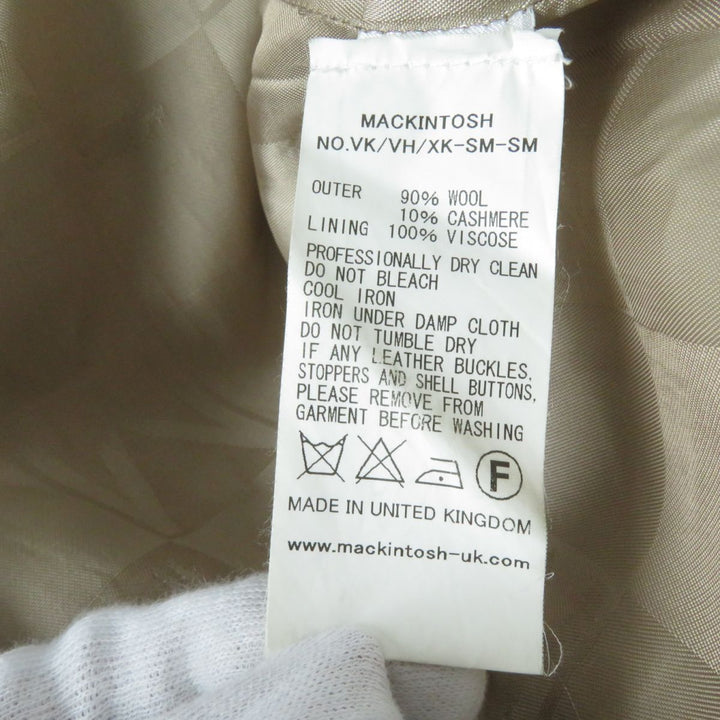 Discounted Excellent Mackintosh coat beige wool Women 36