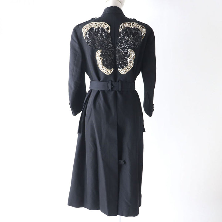 Discounted Excellent GUCCI coat black cotton Women