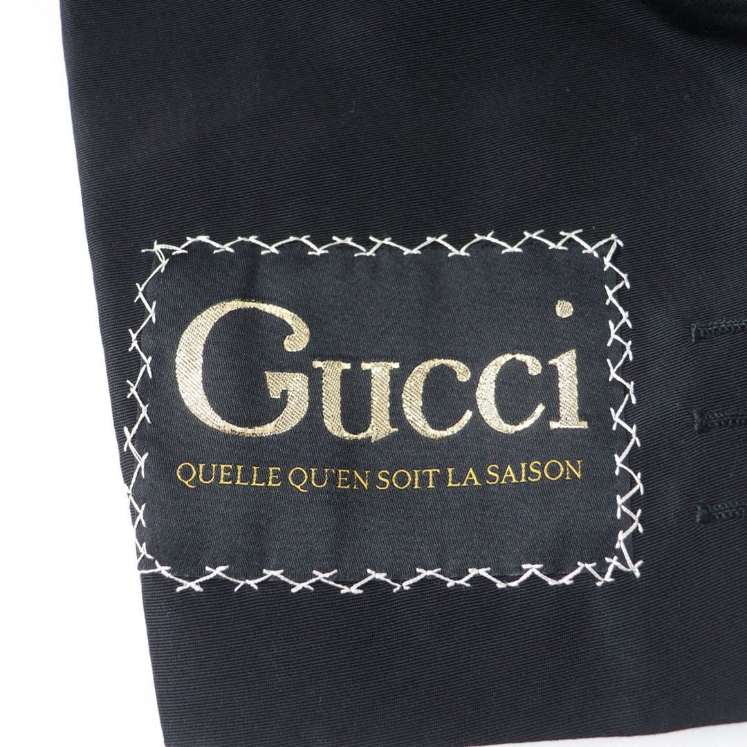 Discounted Excellent GUCCI coat black cotton Women